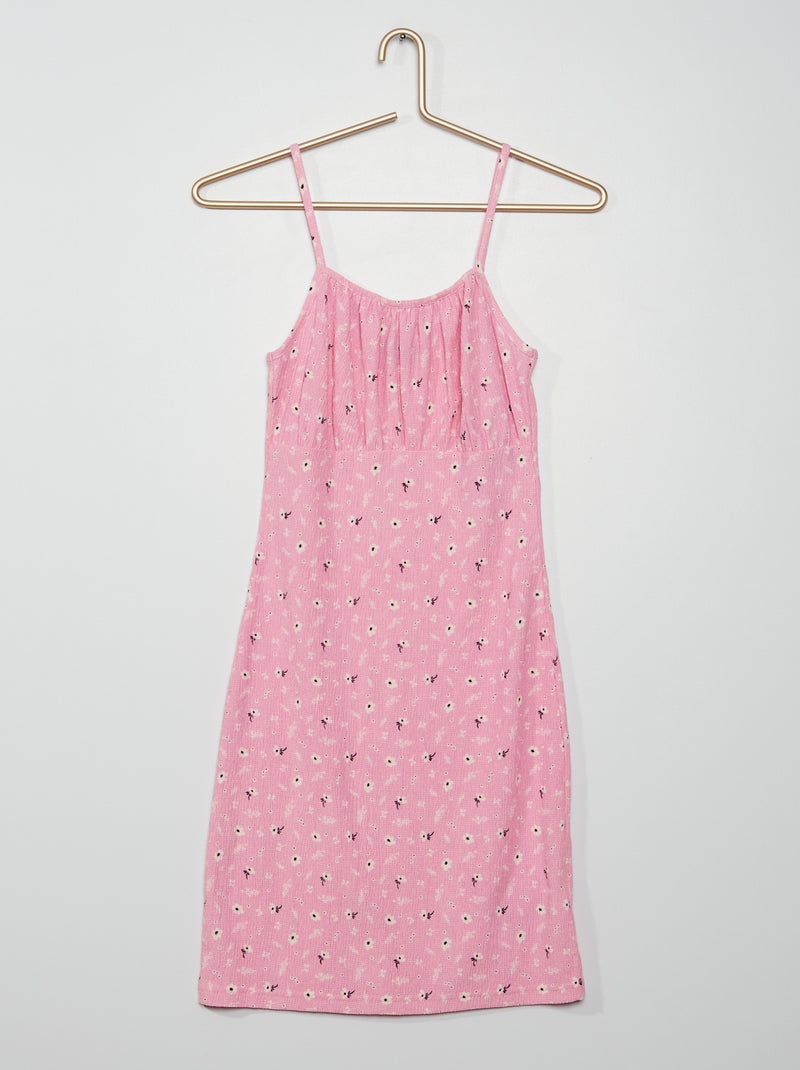 Vestido curto florido ROSA - Kiabi
