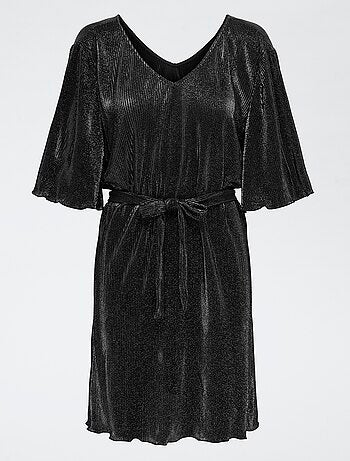 Vestido curto 'JDY' plissado liso