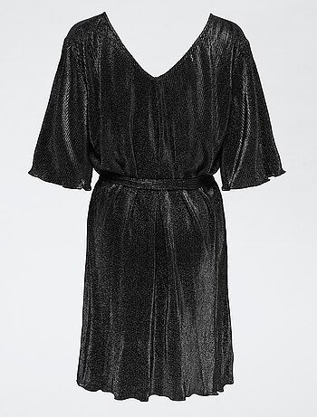 Vestido curto 'JDY' plissado liso