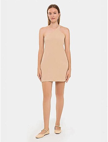 Vestido curto justo de um ombro só hiccup
