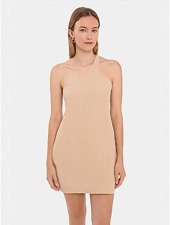 Vestido curto justo de um ombro só hiccup