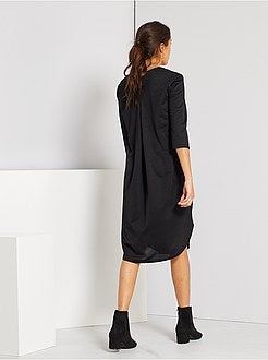 Vestido curto loose - Kiabi