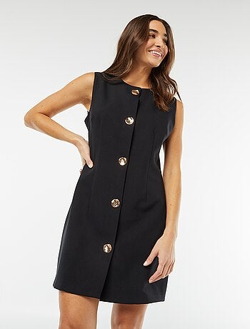 Vestido curto sem mangas