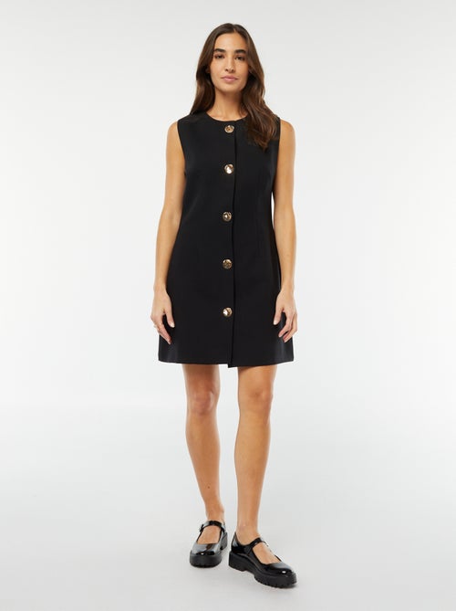 Vestido curto sem mangas - Kiabi
