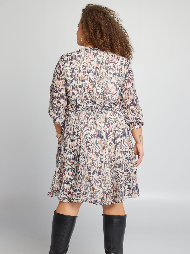 Vestido curto 'Veromoda curve' BEGE - Kiabi