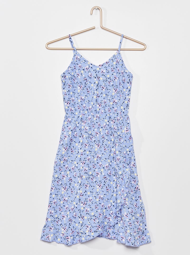 Vestido de alças AZUL - Kiabi