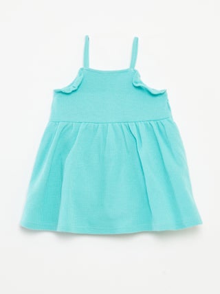 Vestido de alças com body integrado