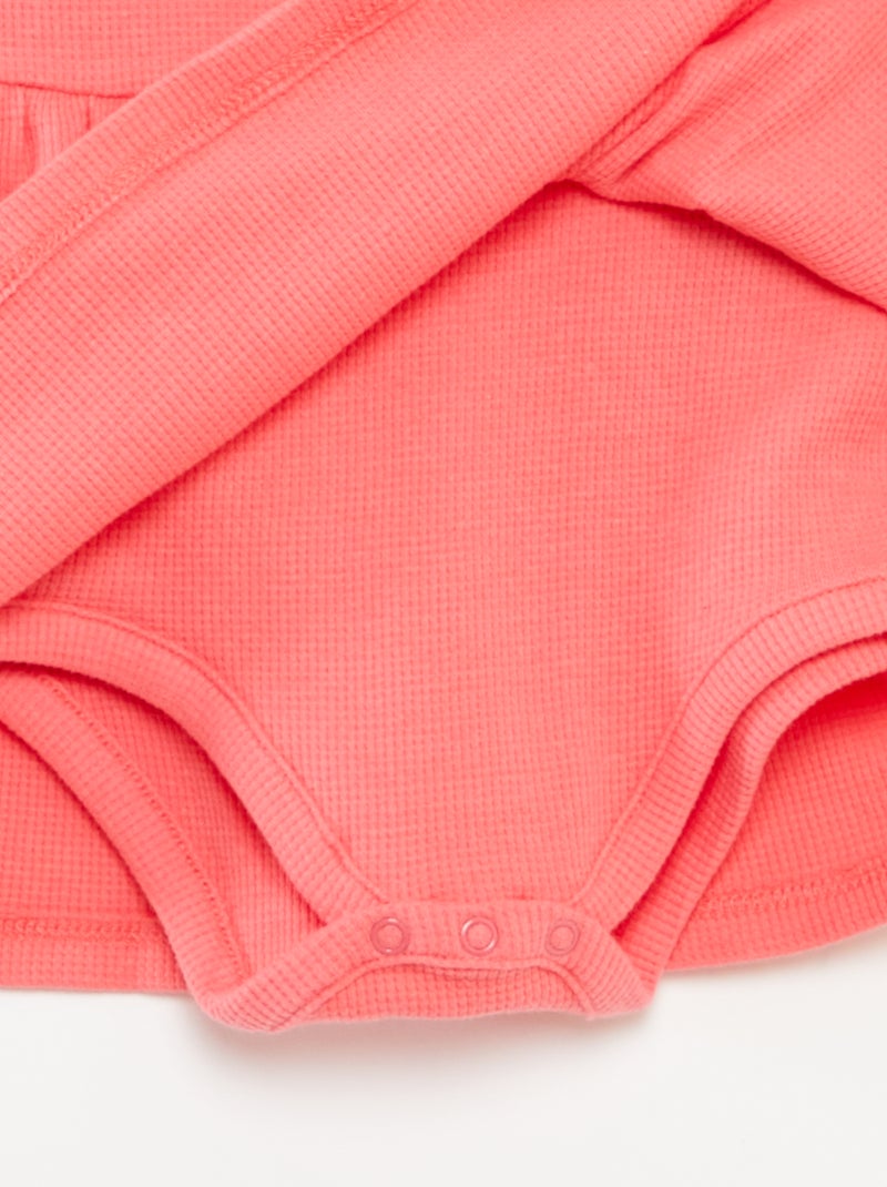 Vestido de alças com body integrado ROSA - Kiabi