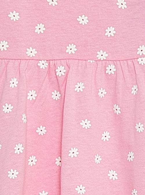 Vestido de alças com estampado - Kiabi