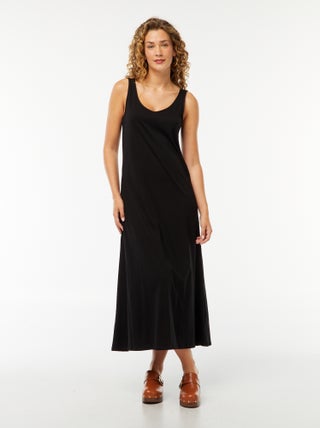 Vestido de alças comprido