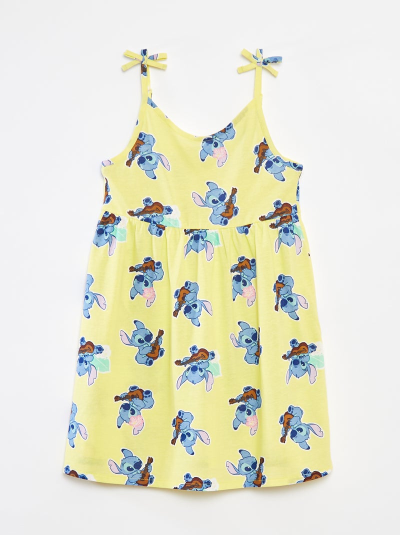 Vestido de alças 'Disney' com laços AMARELO - Kiabi