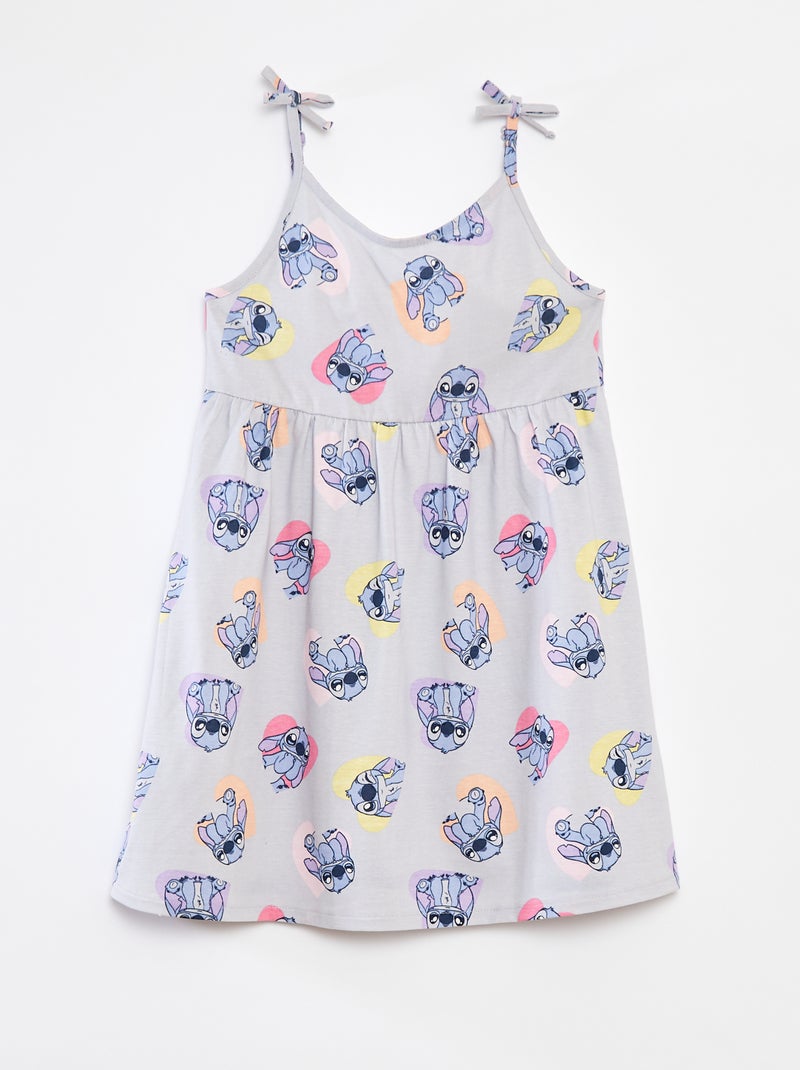 Vestido de alças 'Disney' com laços Azul - Kiabi