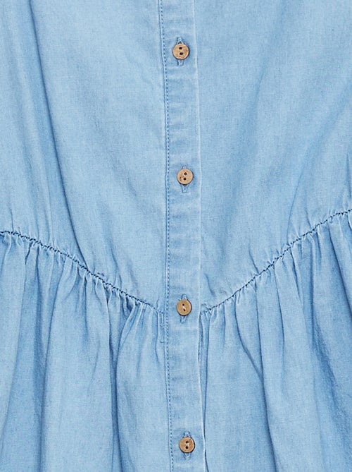 Vestido de alças em tencel - Kiabi