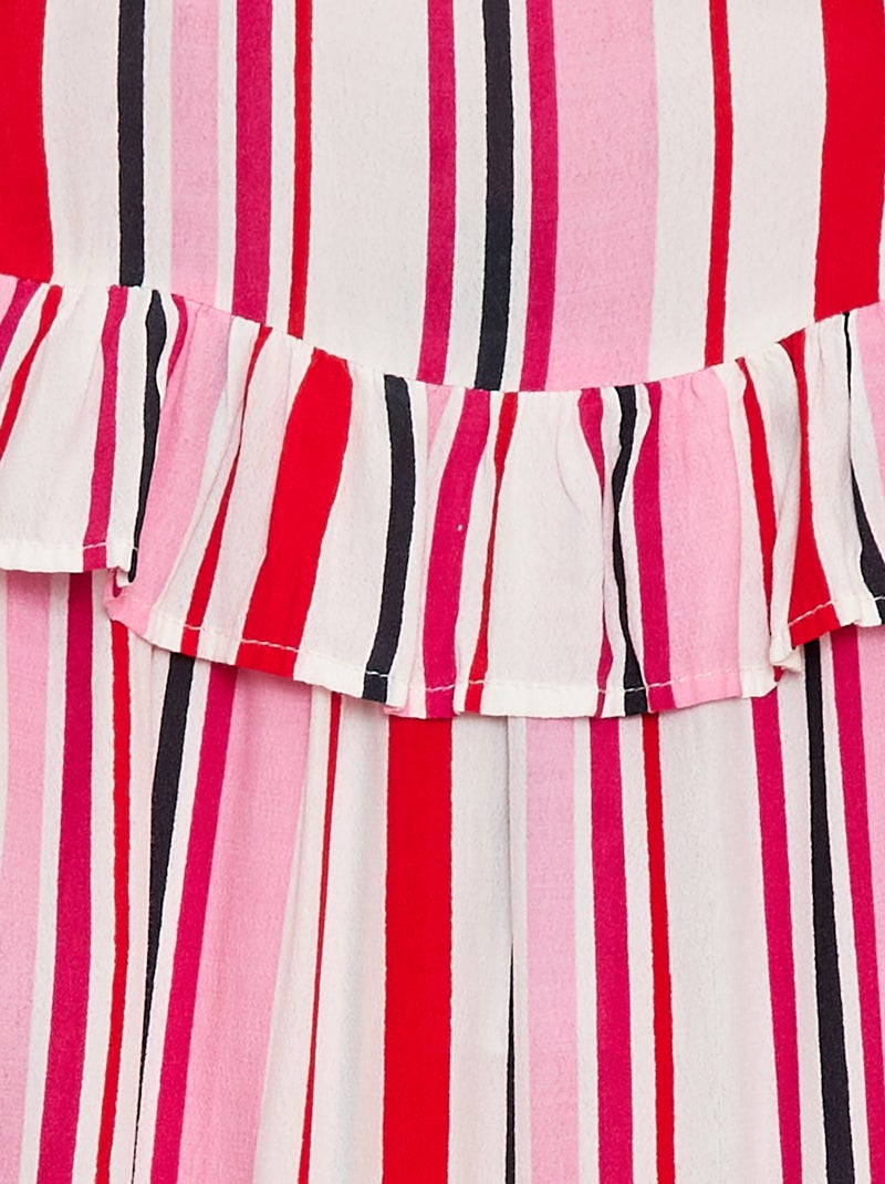 Vestido de alças finas Branco - Kiabi