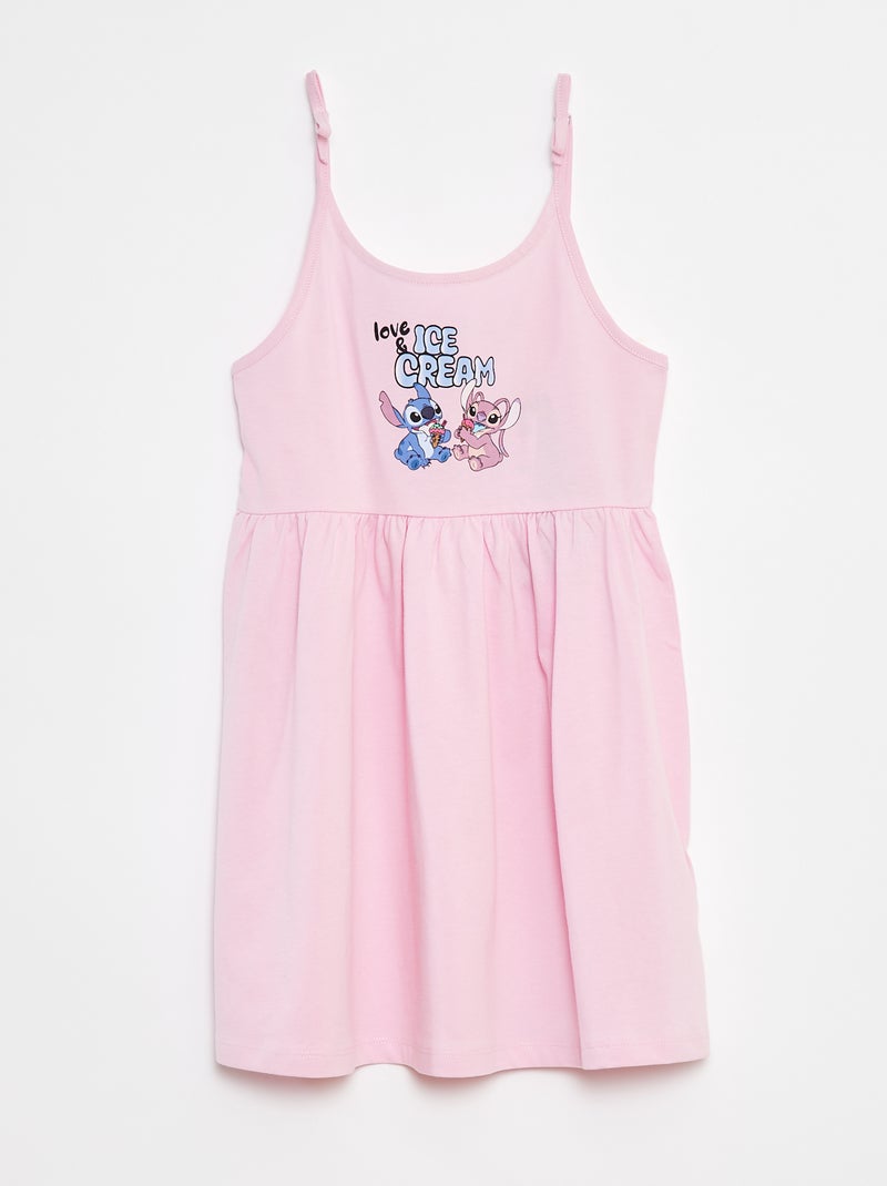 Vestido de alças 'Stitch' 'Disney' Rosa - Kiabi