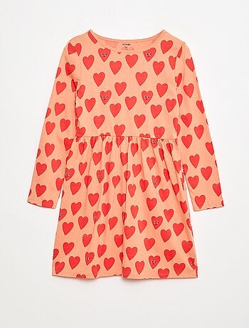 Vestido de algodão com padrão