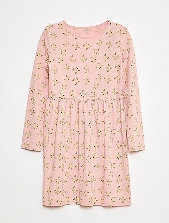 Vestido de algodão com padrão