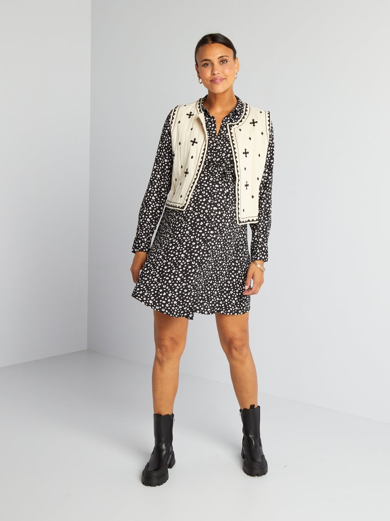Vestido de amamentação PRETO - Kiabi