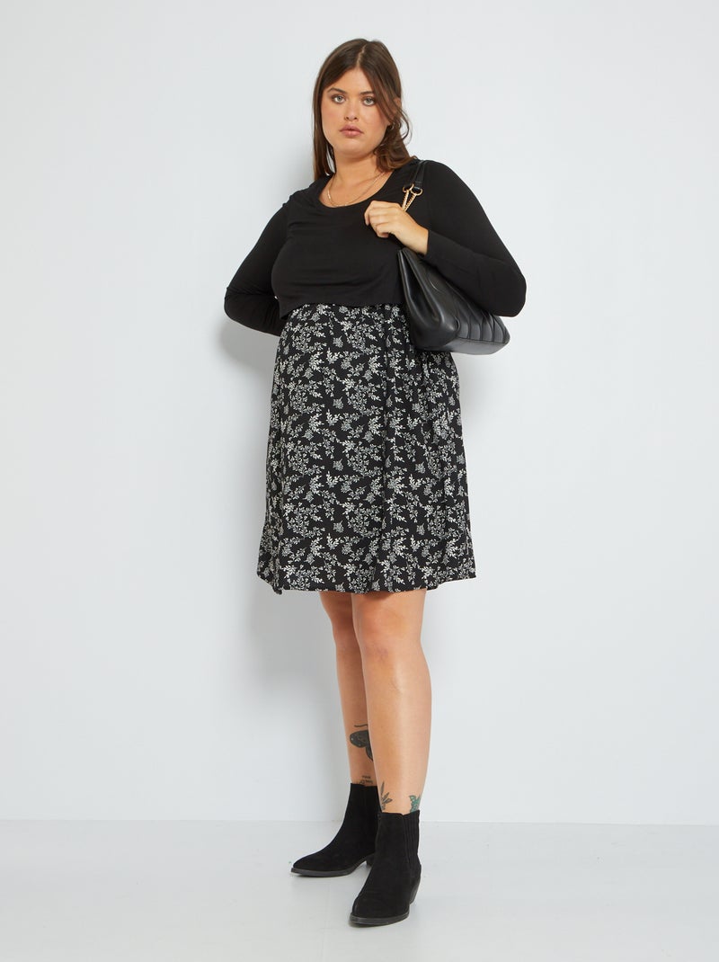 Vestido de amamentação PRETO - Kiabi