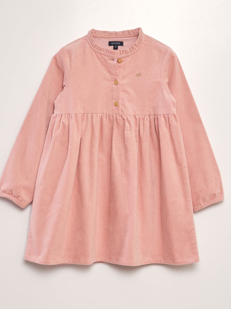 Vestido de bombazina ROSA - Kiabi