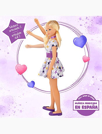 Vestido de boneca grande 105 cm maria casual