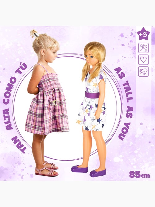 Vestido de boneca grande 85 cm maria casual - Kiabi
