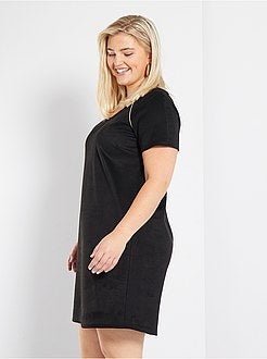 Vestido de camurça sintética - Kiabi