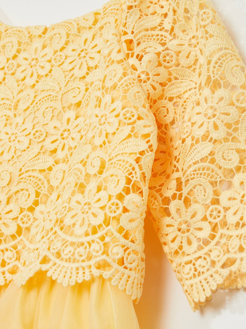 Vestido de cerimónia AMARELO - Kiabi