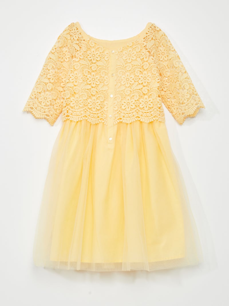 Vestido de cerimónia AMARELO - Kiabi