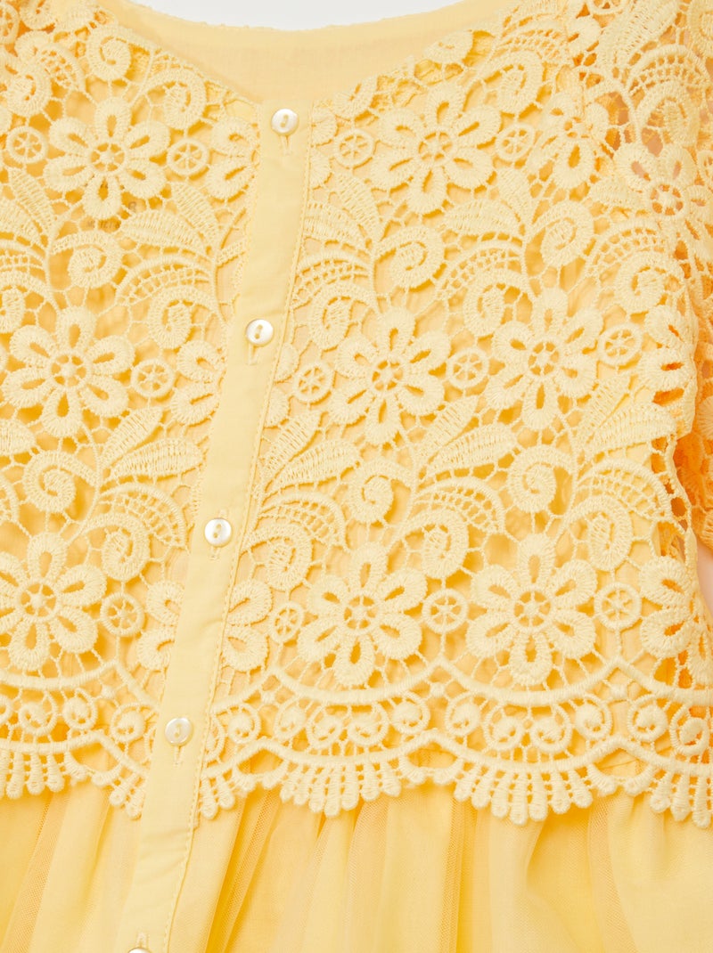 Vestido de cerimónia AMARELO - Kiabi