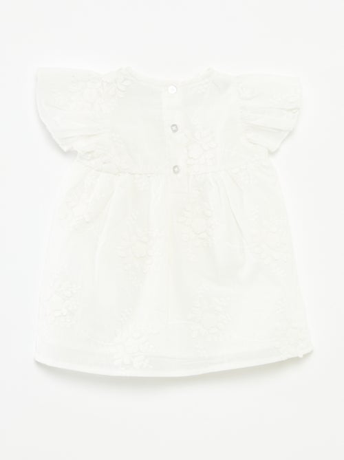 Vestido de cerimónia bordado - Kiabi