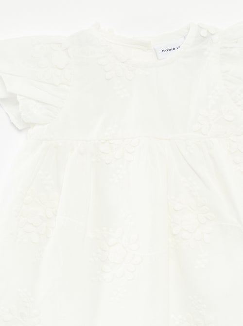 Vestido de cerimónia bordado - Kiabi