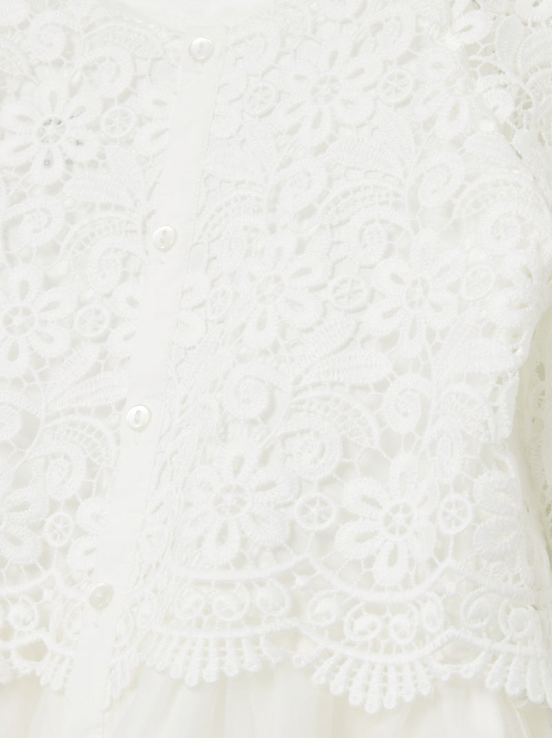 Vestido de cerimónia Branco - Kiabi