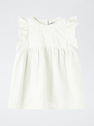 Vestido de cerimónia com bordado inglês 'Name it'