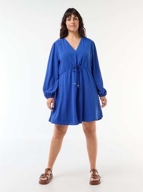 Vestido de cerimónia de mangas compridas - Kiabi