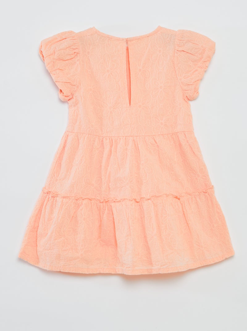 Vestido de cerimónia em camadas LARANJA - Kiabi