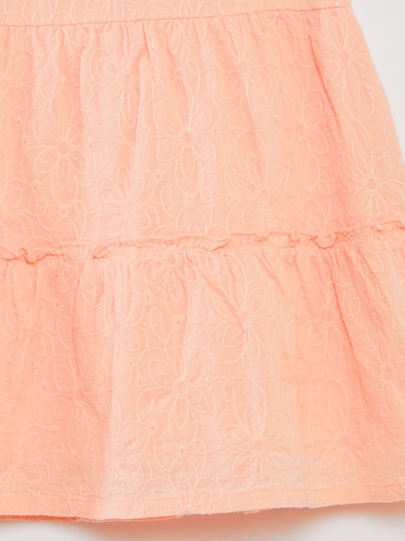 Vestido de cerimónia em camadas LARANJA - Kiabi