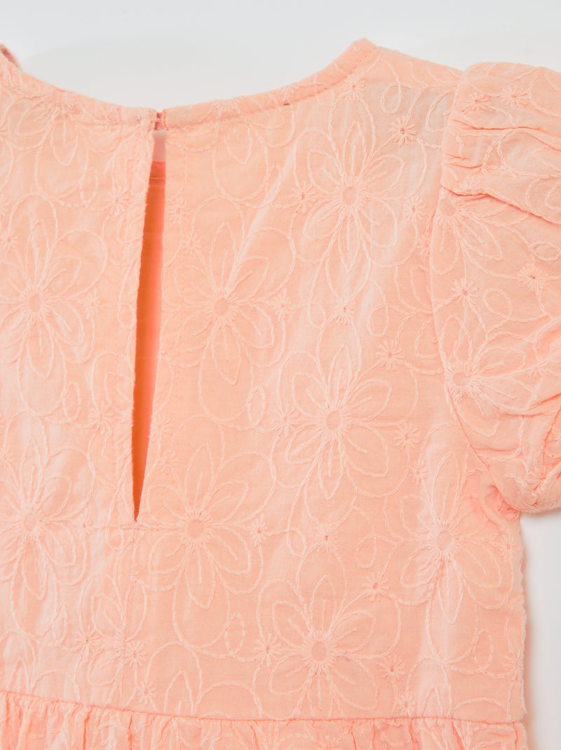 Vestido de cerimónia em camadas LARANJA - Kiabi