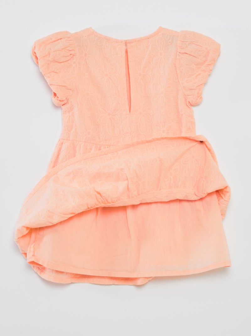 Vestido de cerimónia em camadas LARANJA - Kiabi