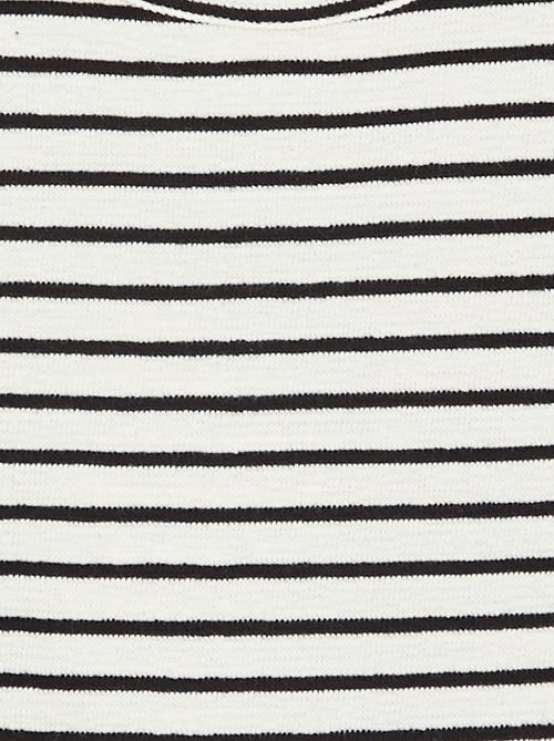 Vestido de corte a meio da coxa com aberturas nos ombros - Kiabi