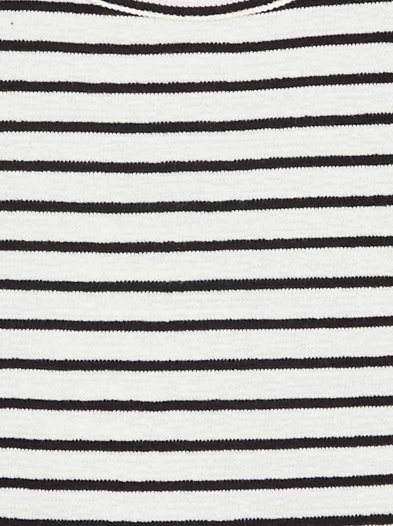 Vestido de corte a meio da coxa com aberturas nos ombros Branco - Kiabi