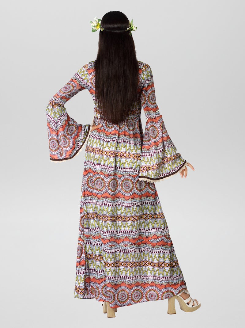 Vestido de disfarce 'Hippie' BRANCO - Kiabi