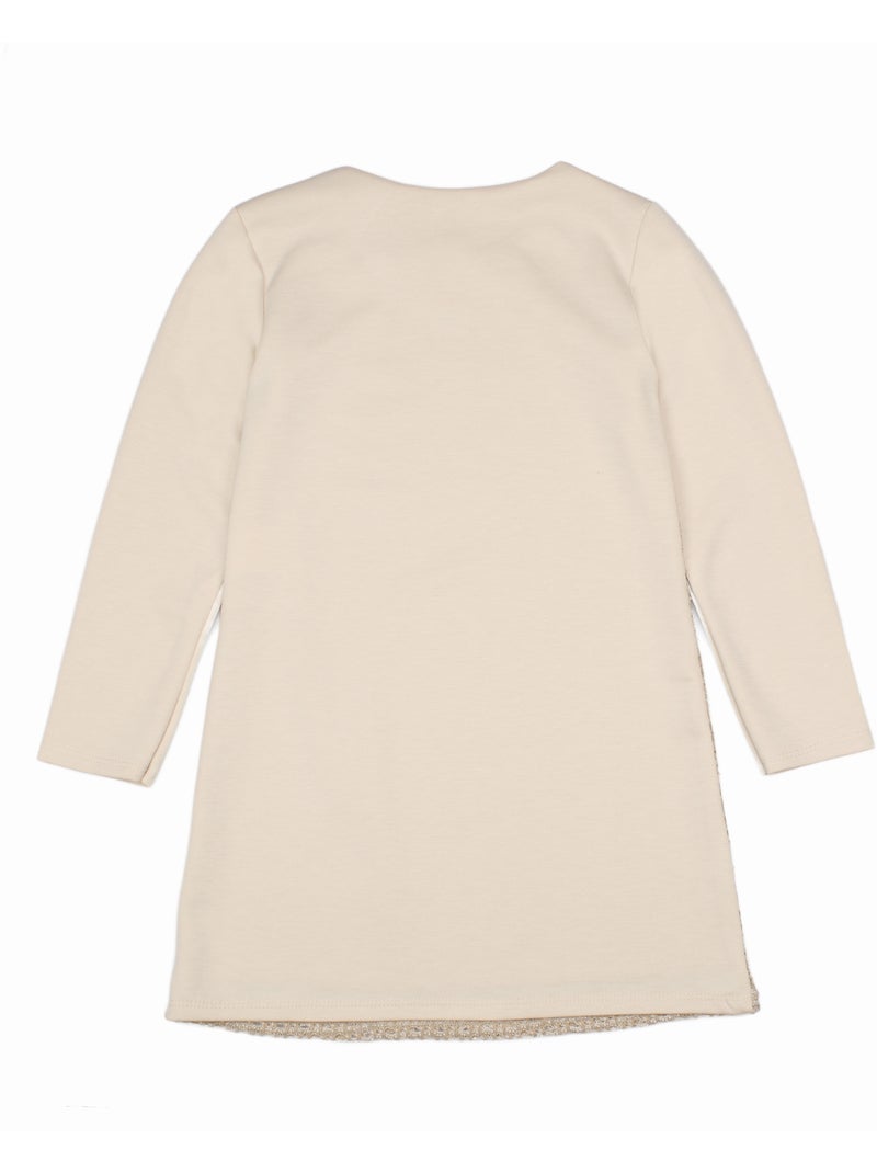 Vestido de duas peças - Kids Star Bege - Kiabi