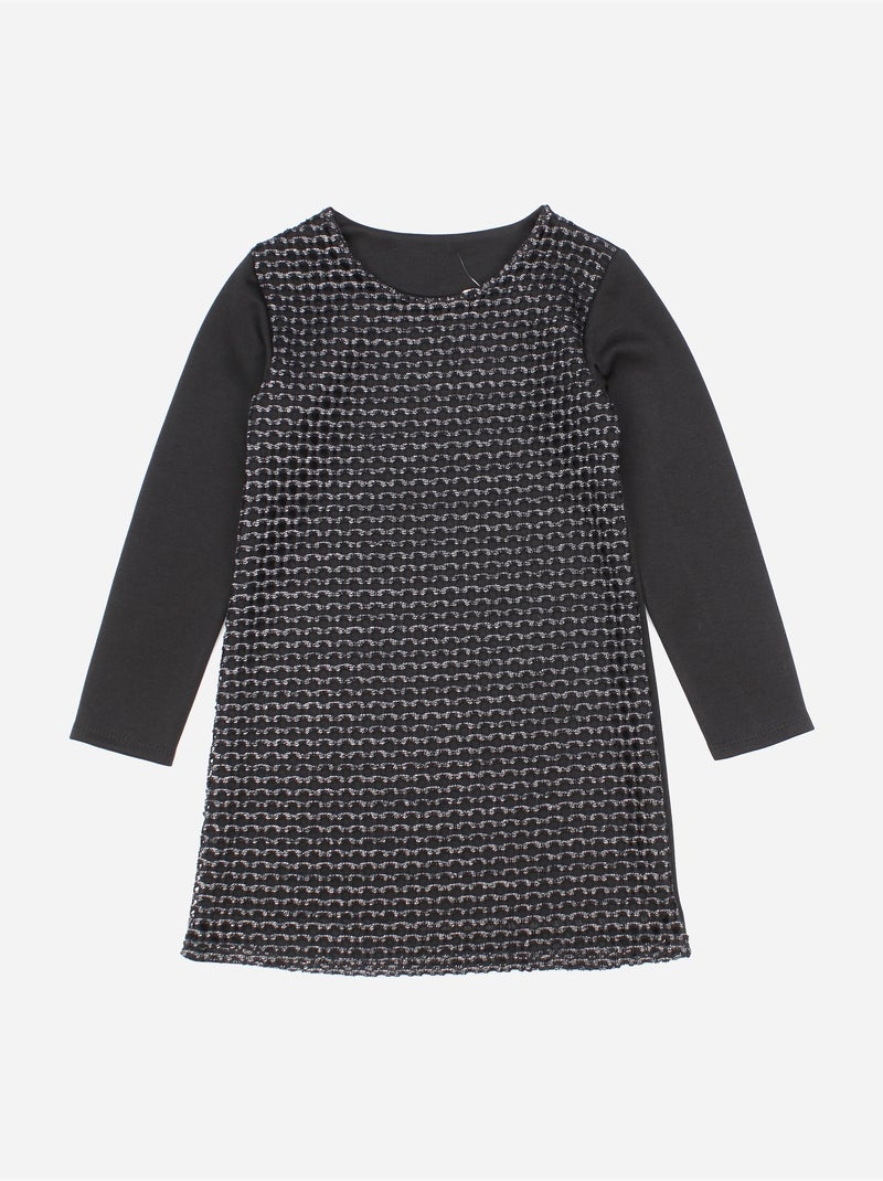 Vestido de duas peças - Kids Star Preto - Kiabi