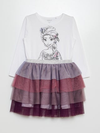 Vestido de efeito 2 em 1 'Frozen' 'Disney'