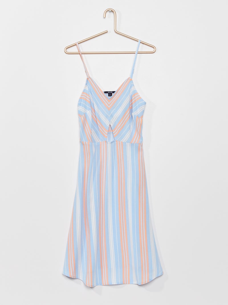 Vestido de fantasia fluido e leve AZUL - Kiabi