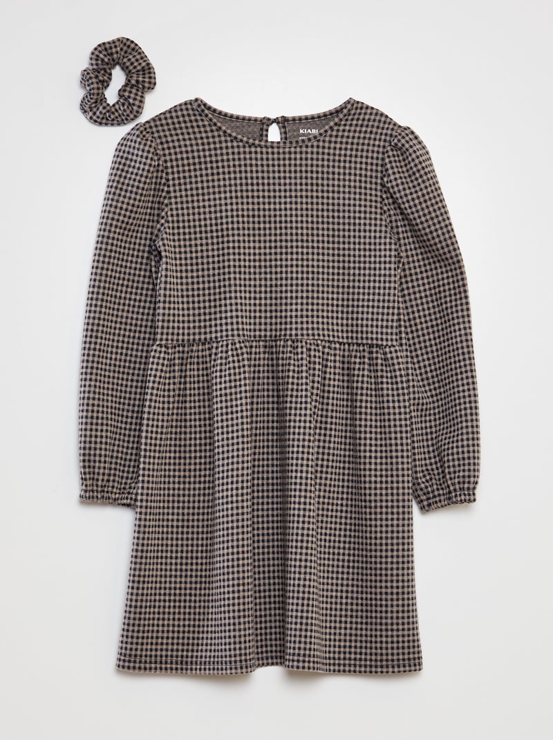 Vestido de flanela BEGE - Kiabi