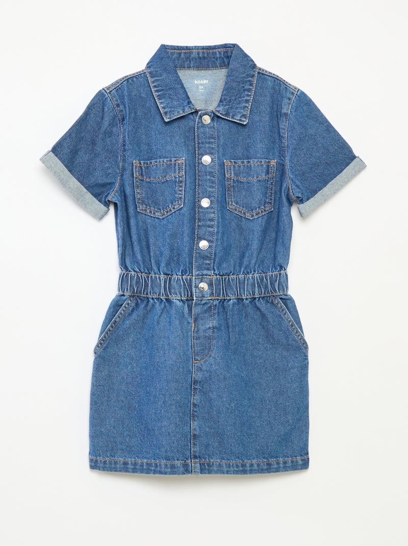 Vestido de ganga Azul - Kiabi