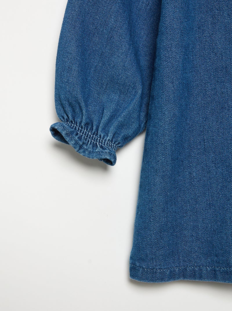 Vestido de ganga Azul - Kiabi