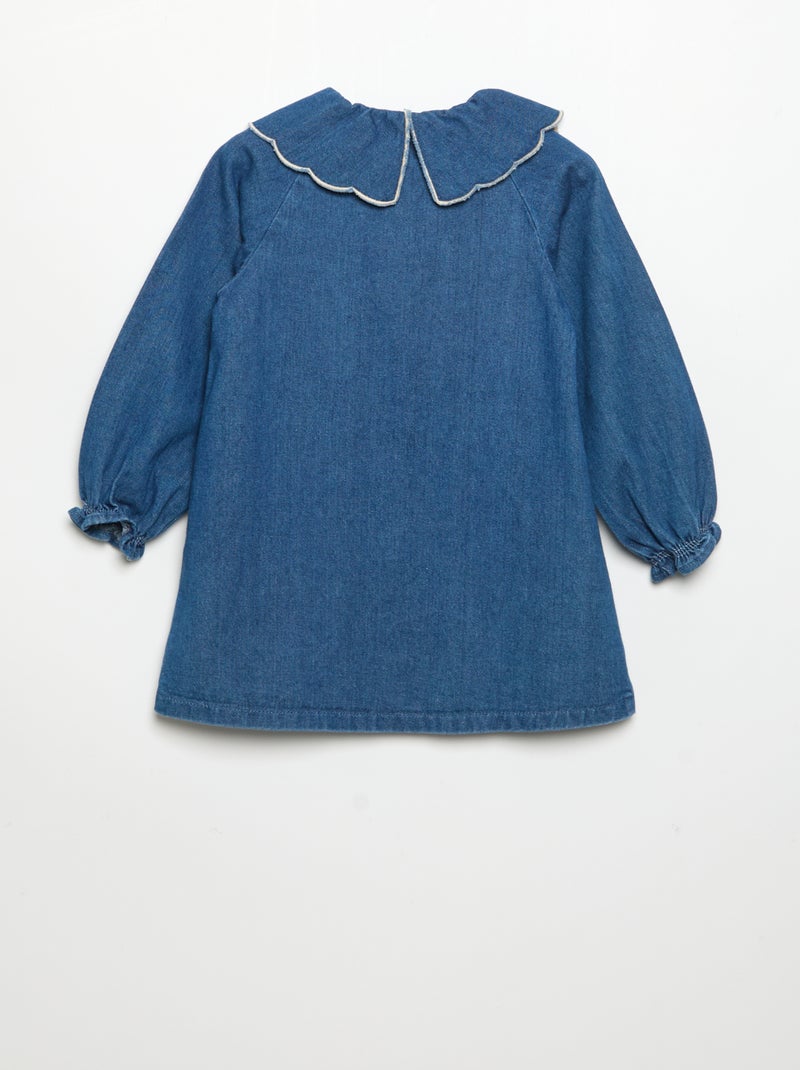 Vestido de ganga Azul - Kiabi